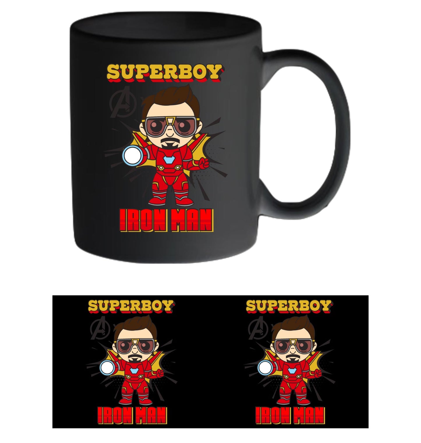 SuperBoy Iron Man